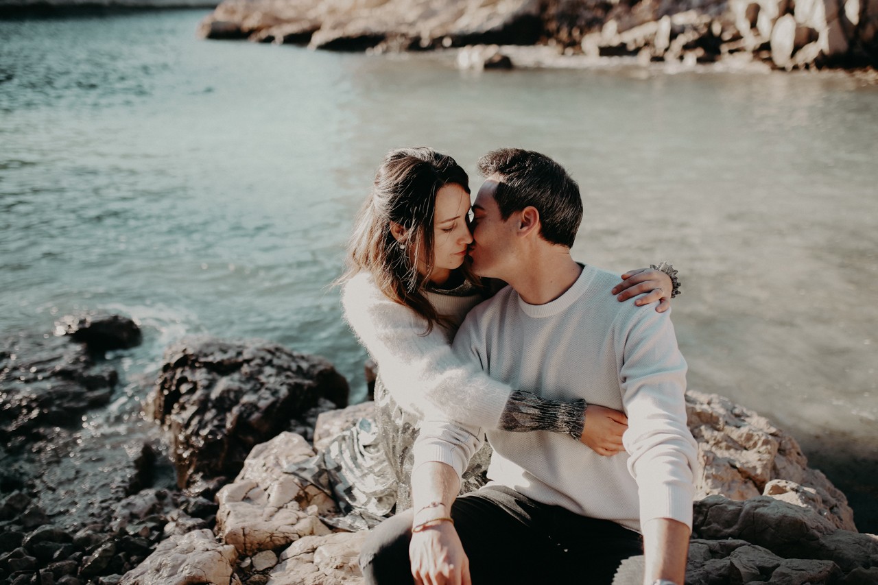 Engagement à Port Miou, Cassis (Doris + Vincent)