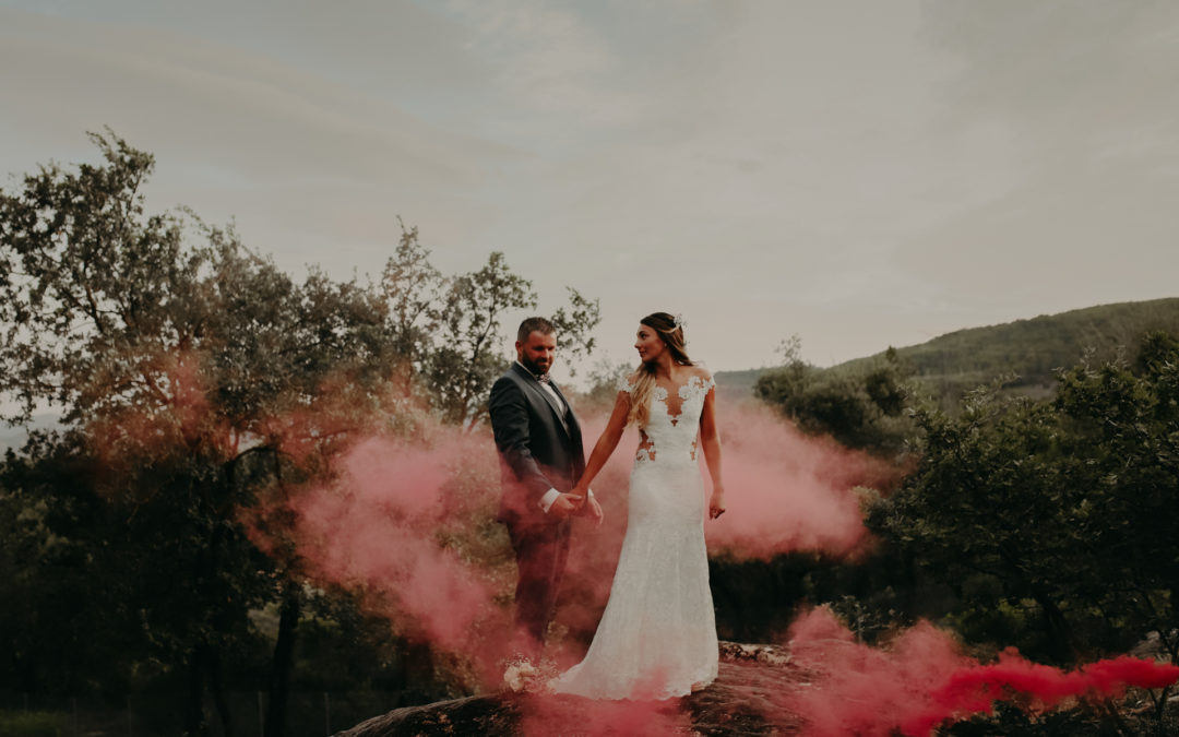 Un mariage champêtre à la Bastide de l’Endre ( Amandine + Thomas)