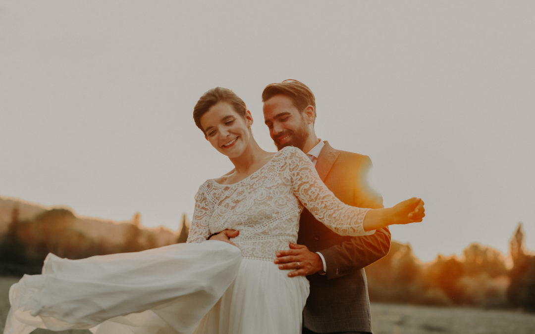 Une wedding party chic et rock’n’roll au domaine de Blanche Fleur