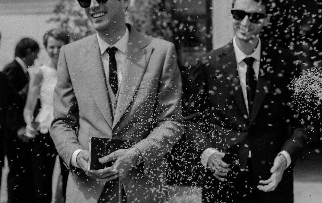 Le mariage civil couture des “Garçons” de Coperni