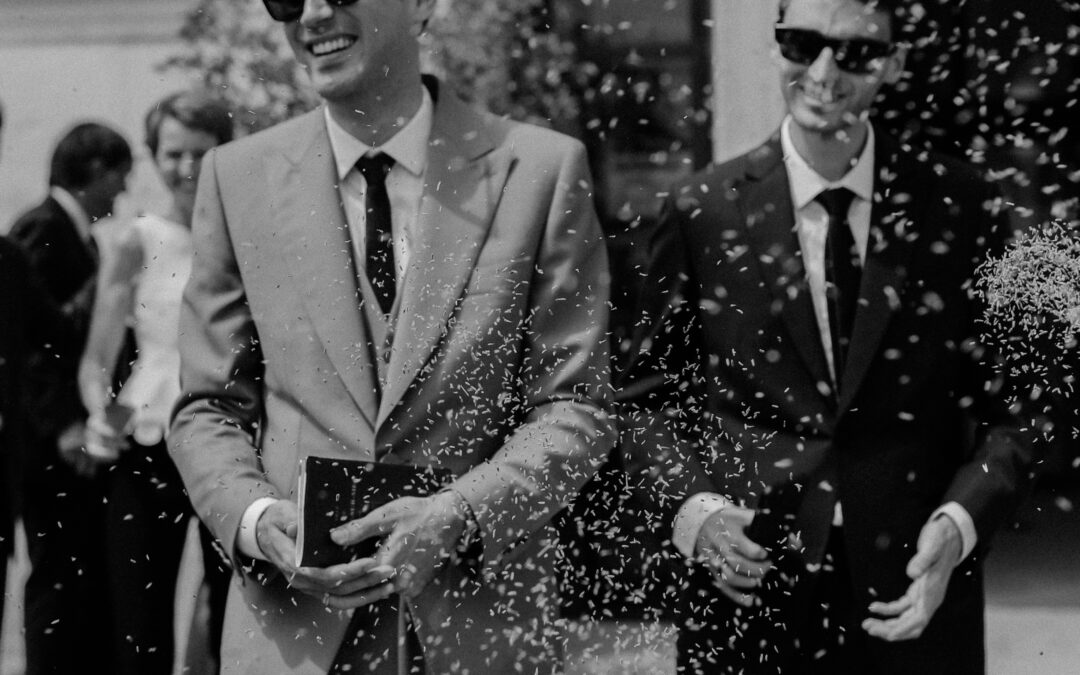 Le mariage civil couture des “Garçons” de Coperni