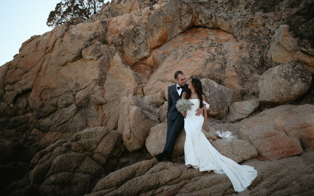 Mariage en Corse au Domaine de Murtoli – Couture wedding in Corsica