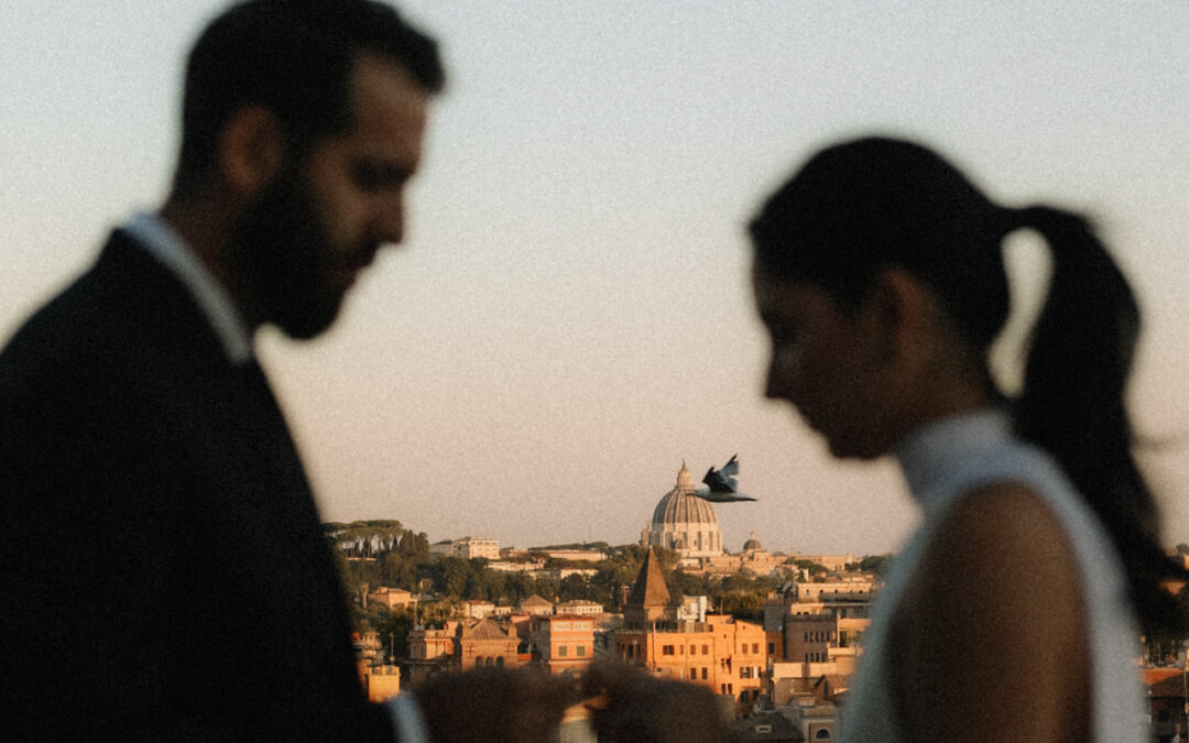 Echange de voeux de mariage à Rome- Vow reading in Rome, Italy